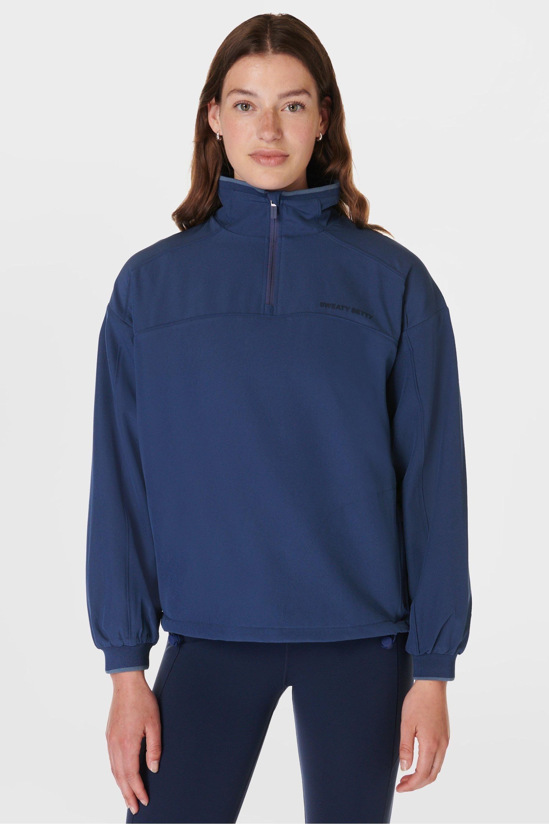 Fleece lined warm up jacket clearance