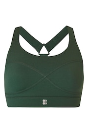 Sweaty Betty Green Medium Power Support Sports Bra - Image 6 of 6