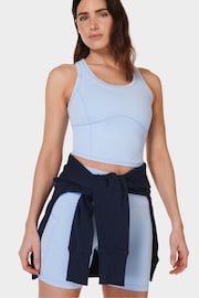 Sweaty Betty Blue All Day Cropped Tank - Image 3 of 8