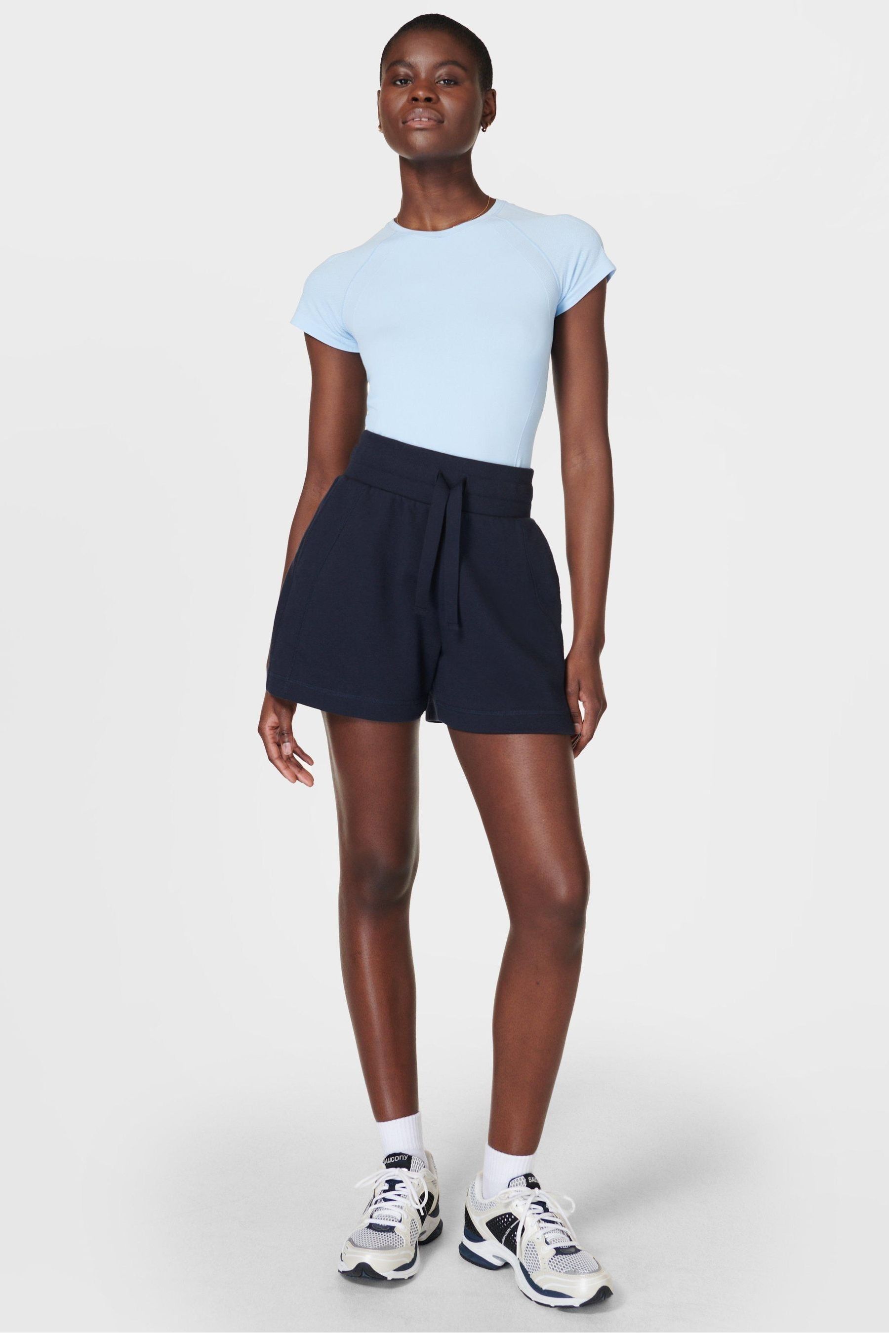 Buy Sweaty Betty Blue Revive High Waist Shorts from the Next UK online shop