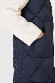 Sweaty Betty Blue Downtown Quilted Gilet - Image 7 of 8