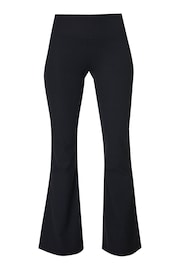 Sweaty Betty Black Glow Flex Rib Flare Trousers - Image 7 of 7