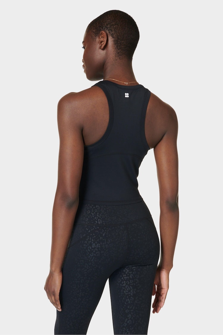 Sweaty Betty Black All Day Cropped Tank - Image 2 of 7