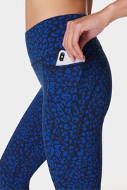 Sweaty Betty Blue Power 7/8 Workout Leggings - Image 5 of 11