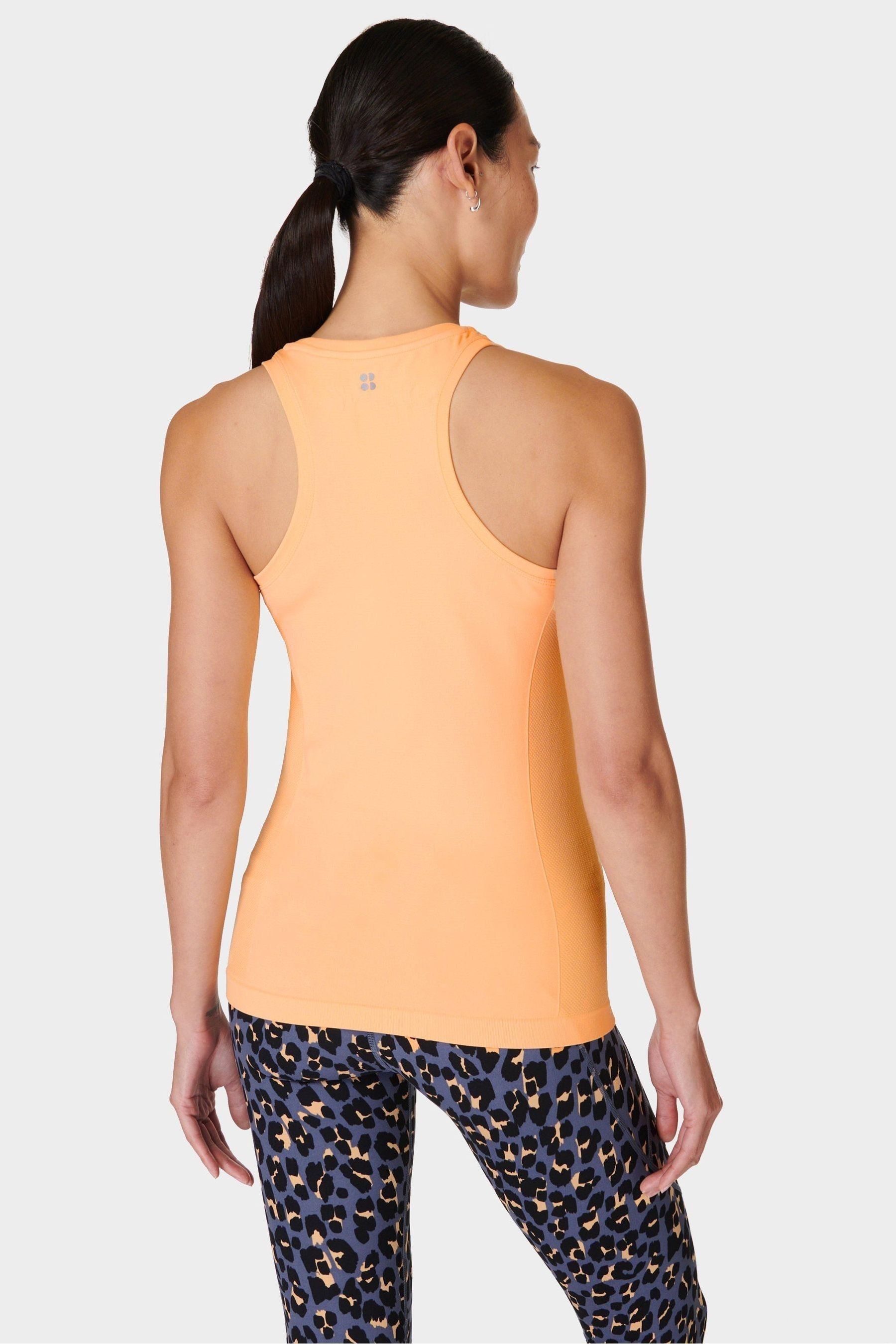 Buy Sweaty Betty Orange Athlete Seamless Workout Tank Top from Next Oman