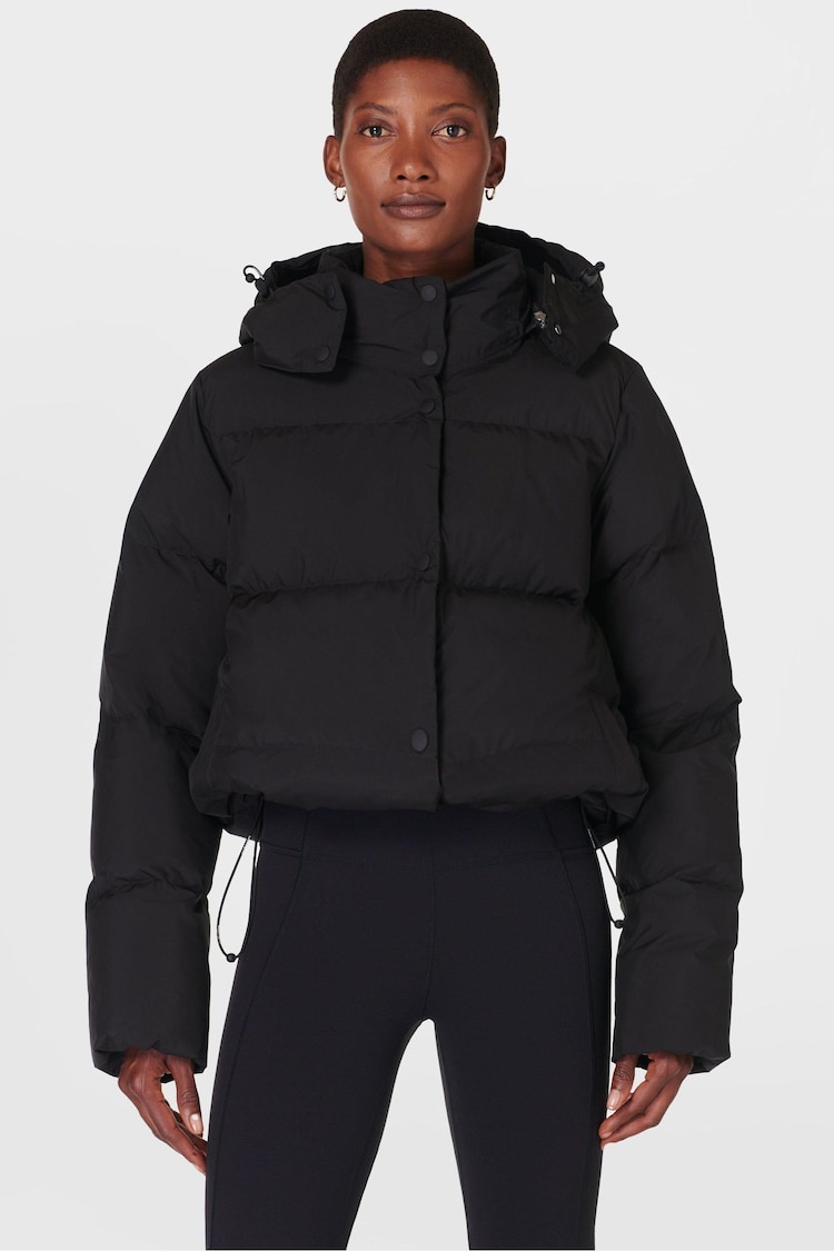 Sweaty Betty Black Nimbus Short Puffer Jacket - Image 2 of 8