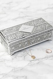Treat Republic Silver Tone Personalised Trinket Box - Image 1 of 4