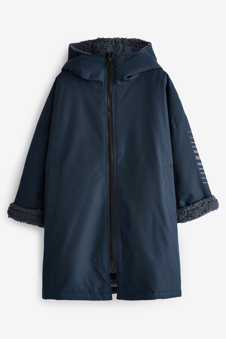 Navy Waterproof Changing Robe (3-16yrs) - Image 1 of 8