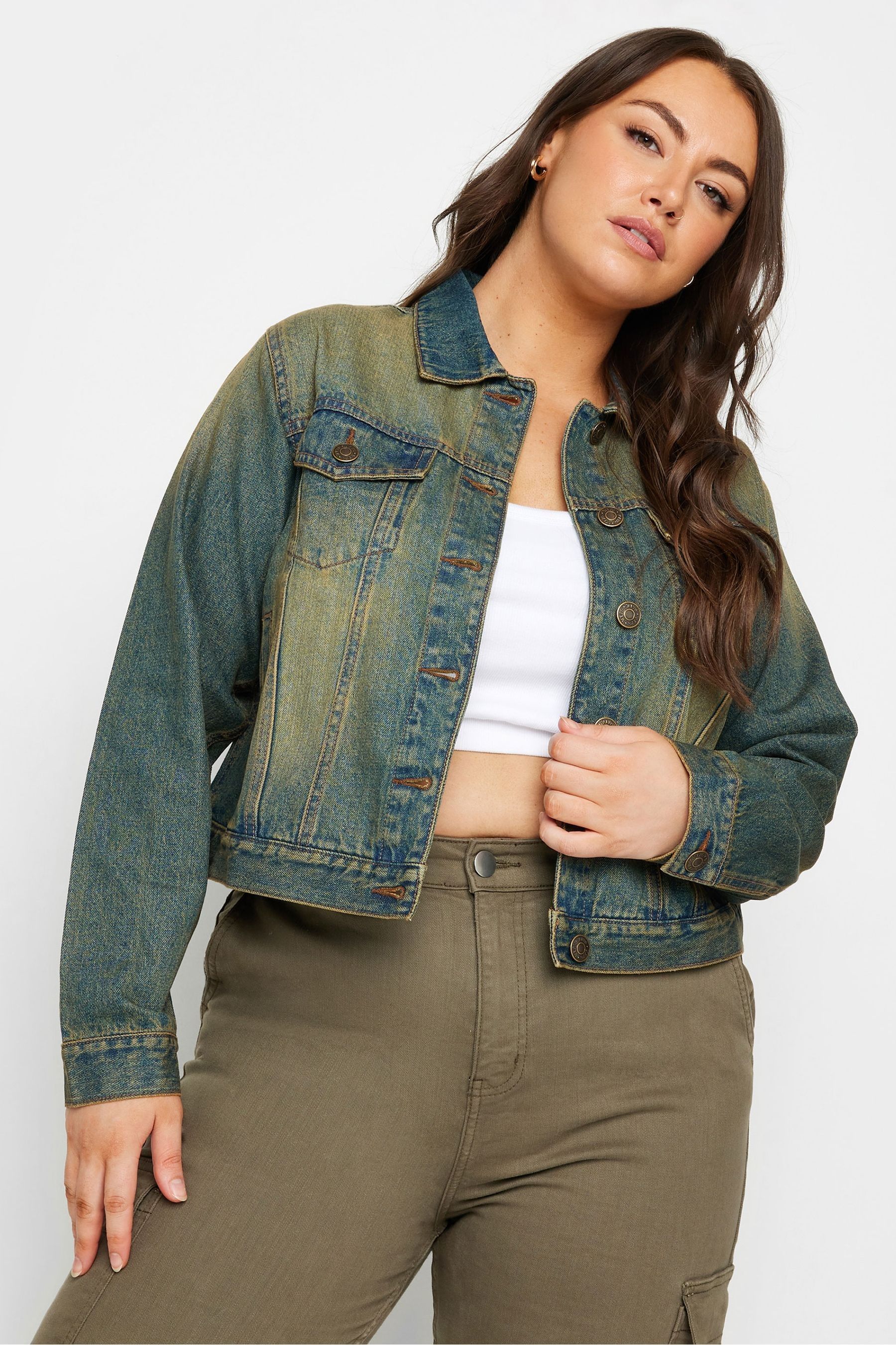 Denim jacket curve store