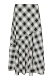 Long Tall Sally Black Checked Tiered Maxi Skirt - Image 6 of 6