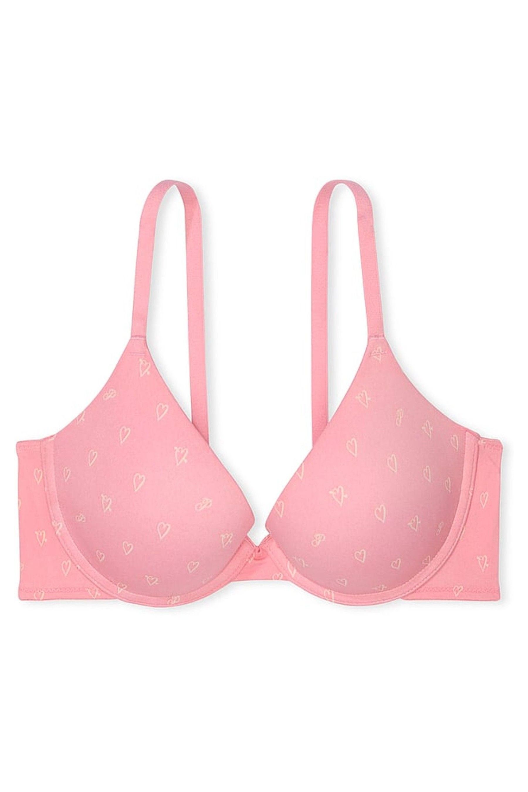 Buy Victoria s Secret PINK Petal Pink Push Up T Shirt Bra from the Next UK online shop