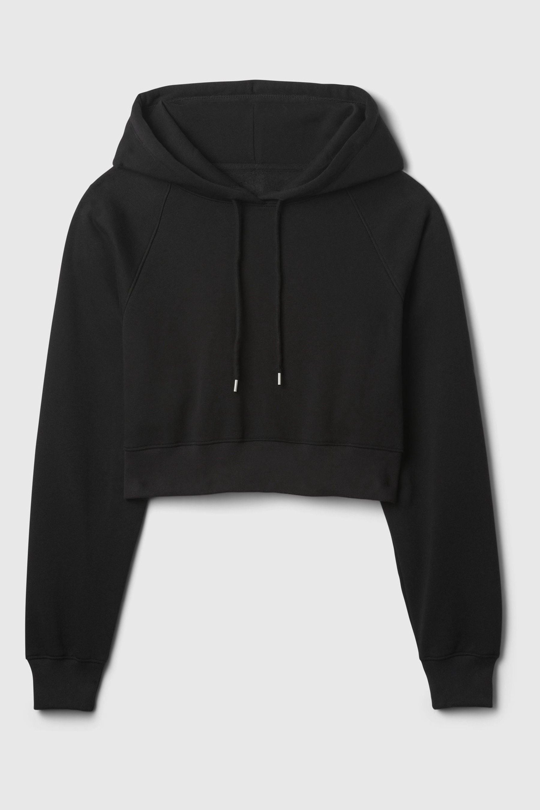 Buy Gap Black Vintage Soft Cropped Hoodie from Next Lithuania