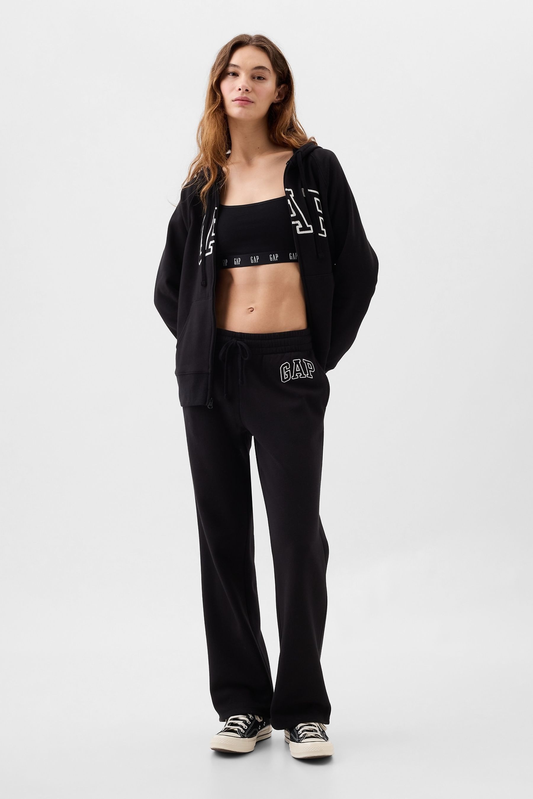 Gap black joggers sales