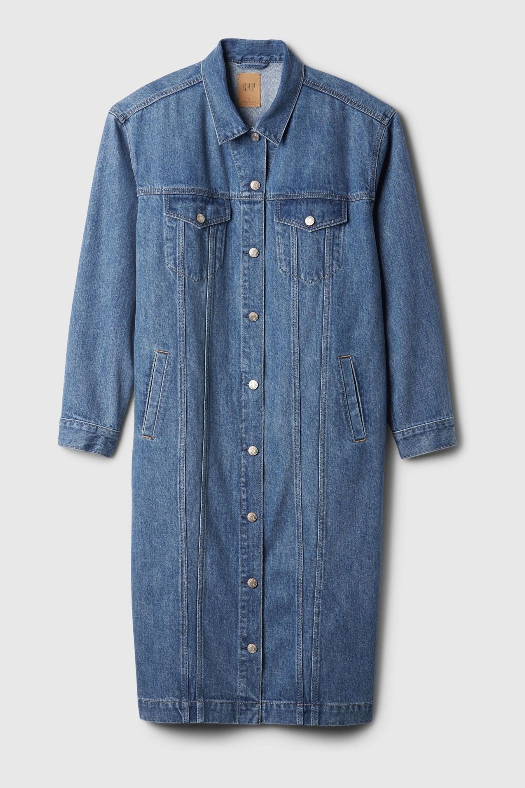 Gap denim duster jacket top