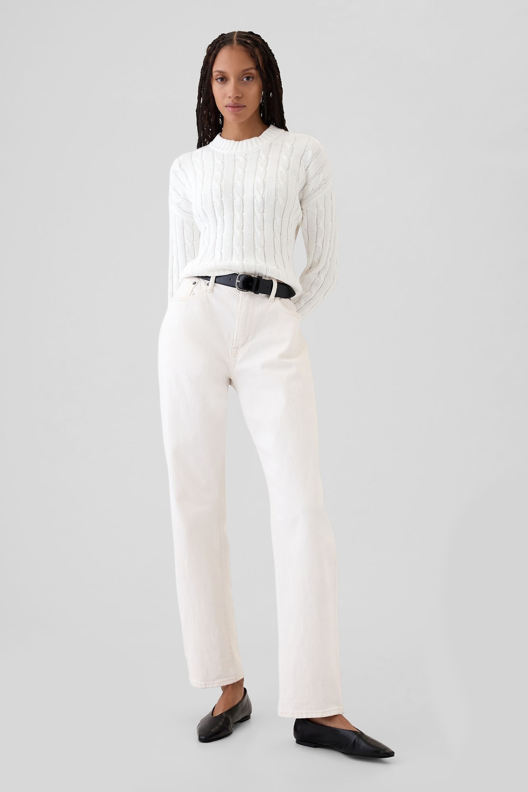 Gap white jumper discount