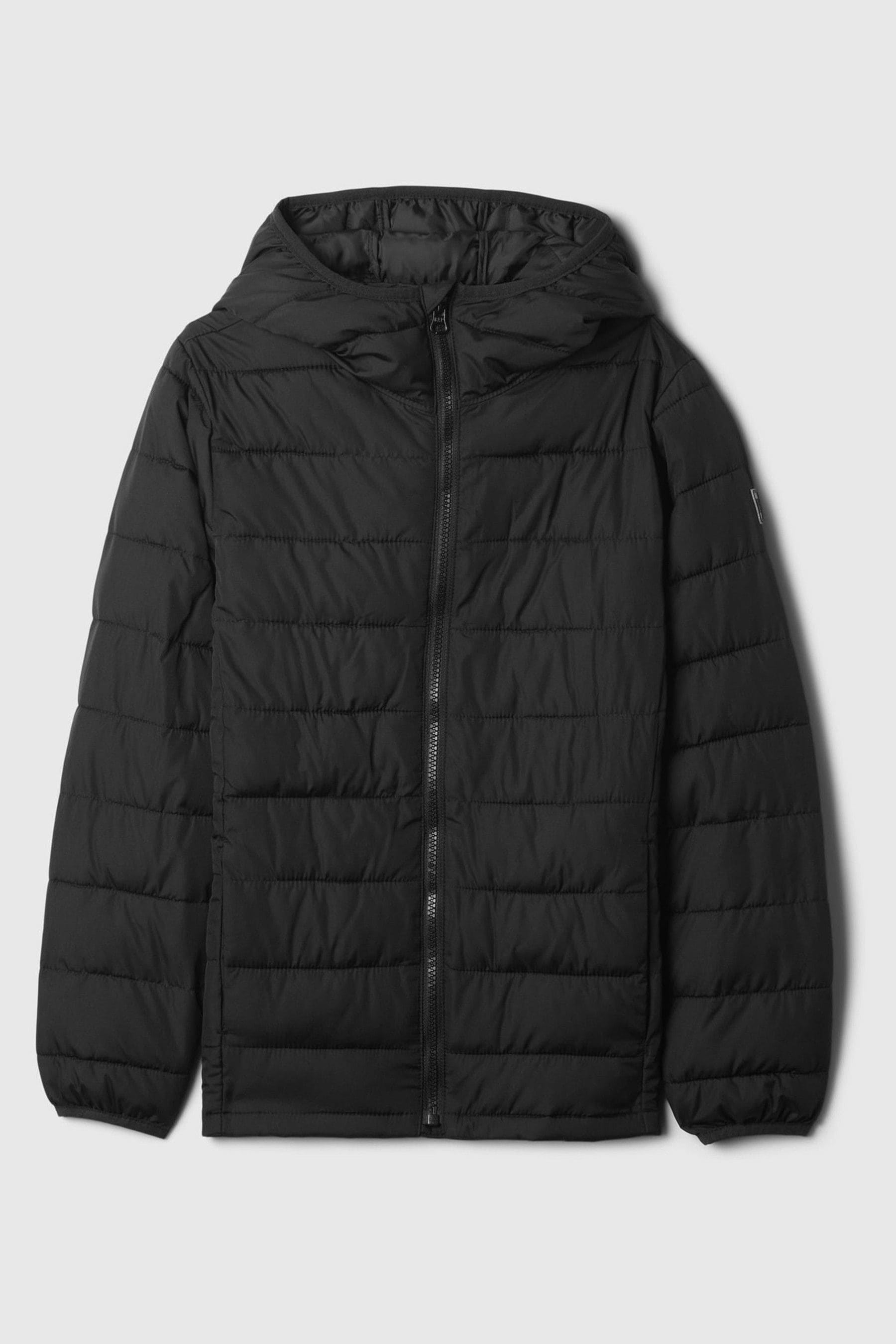 Gap Black Cold Control Water Resistant Puffer Jacket 4 13yrs