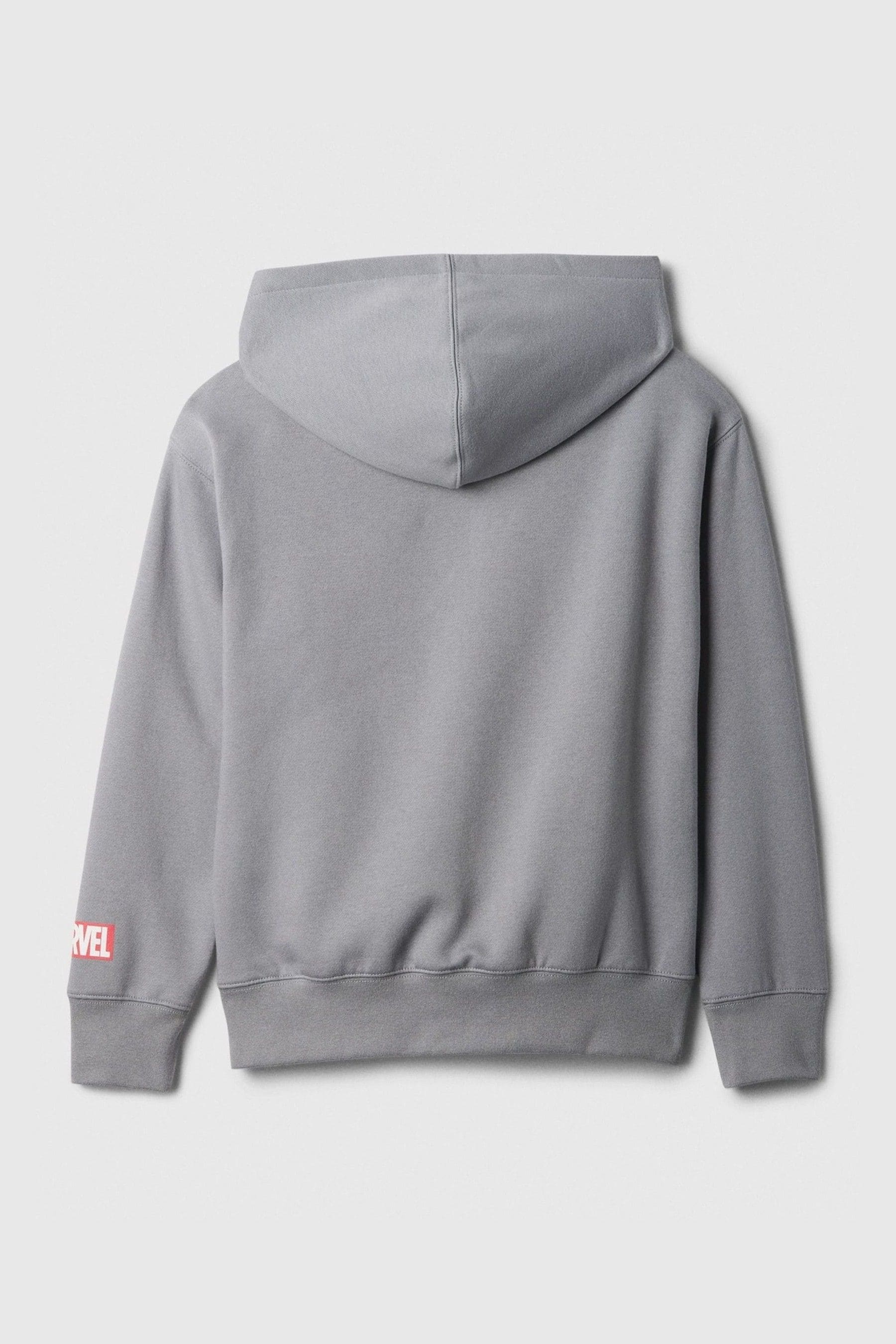 Buy Gap Grey Spider Man Graphic Relaxed Logo Hoodie 4 13yrs from the Next UK online shop