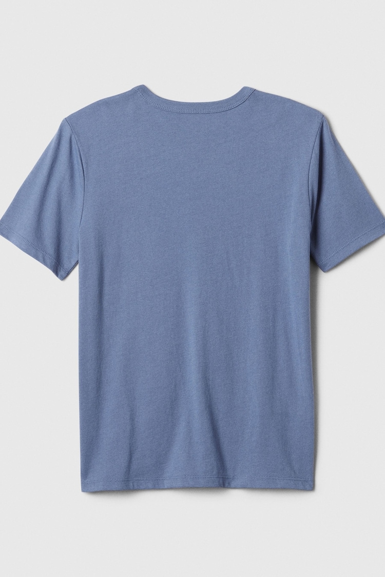 Gap Blue Sunset Graphic Crew Neck Short Sleeve T-Shirt (4-13yrs) - Image 2 of 3