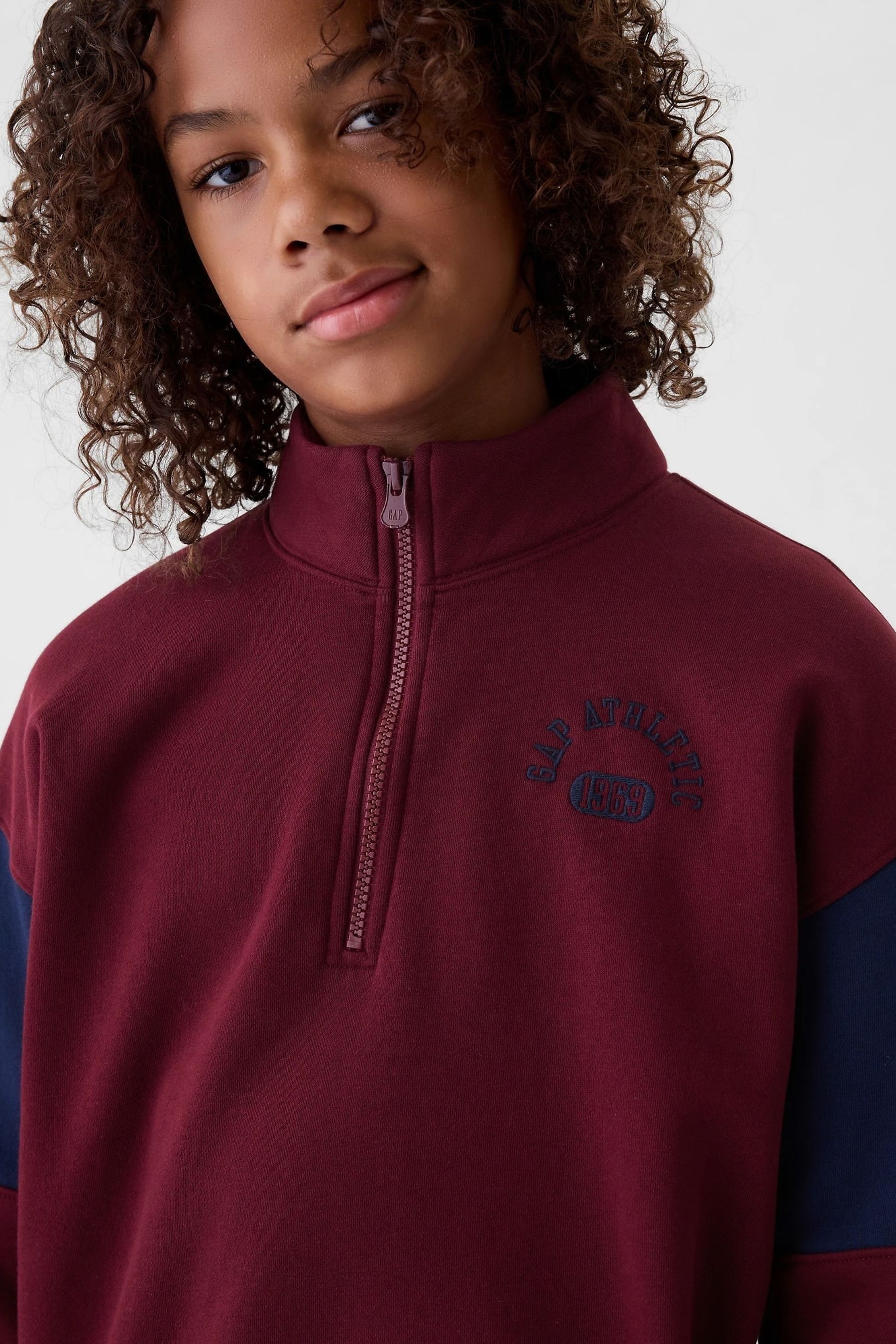 Buy Gap Burgundy Red Half Zip Pullover 4 13yrs from Next Malta