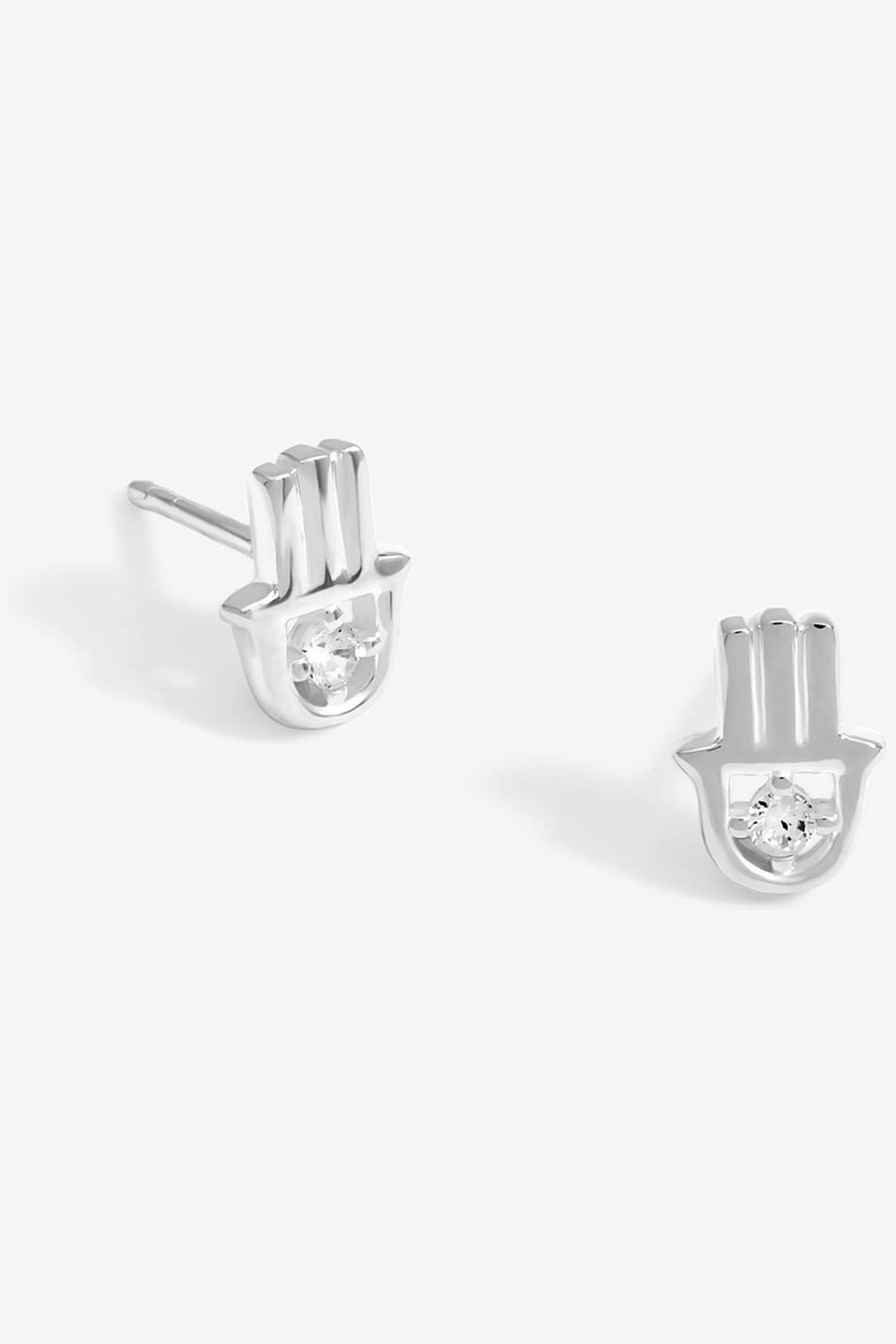 Hamsa hand stud earrings deals