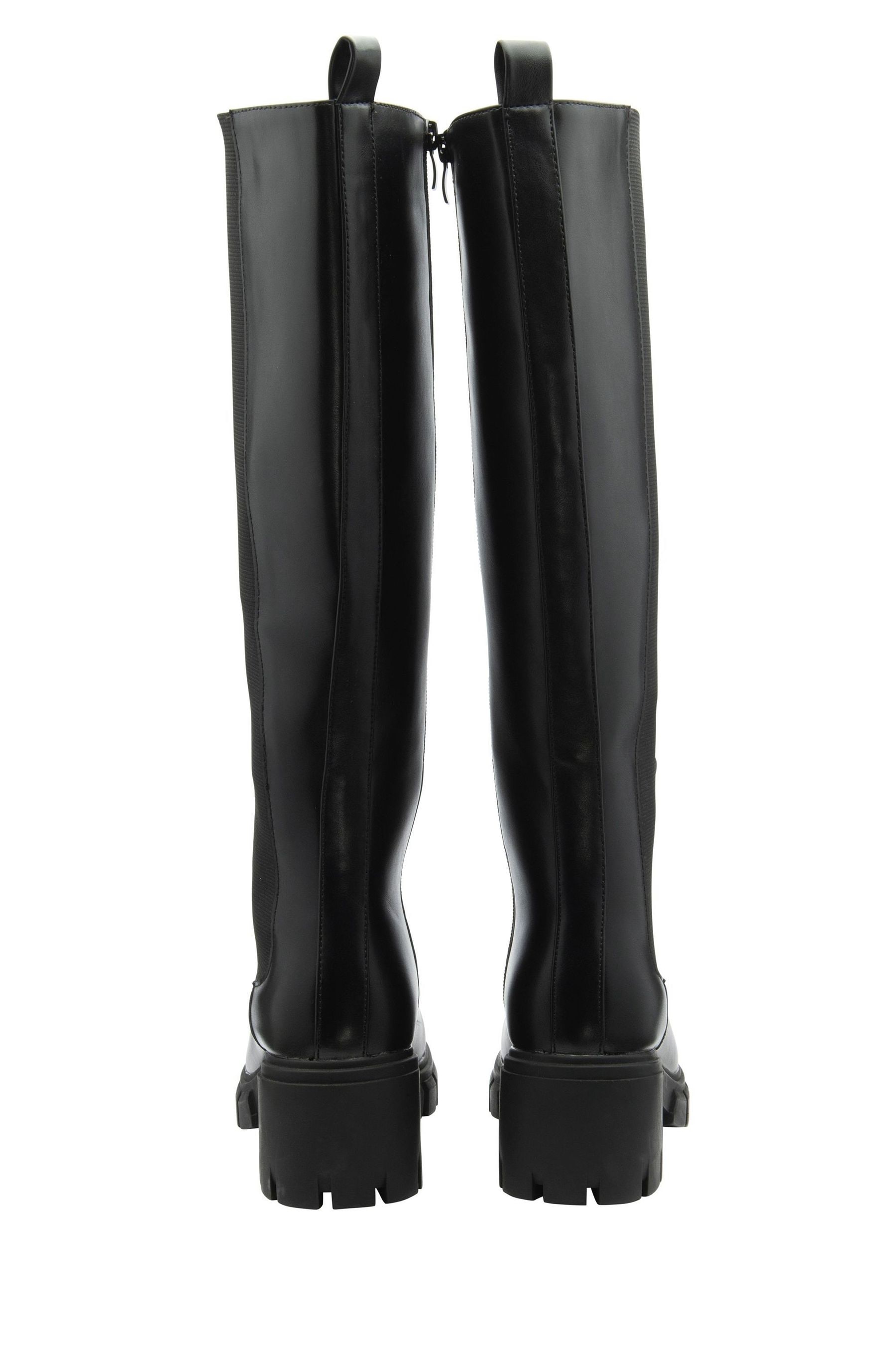 Buy Ravel Black Zip Up Knee High Boots from Next Luxembourg
