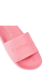 Carvela Frame Slider White Sandals - Image 4 of 4