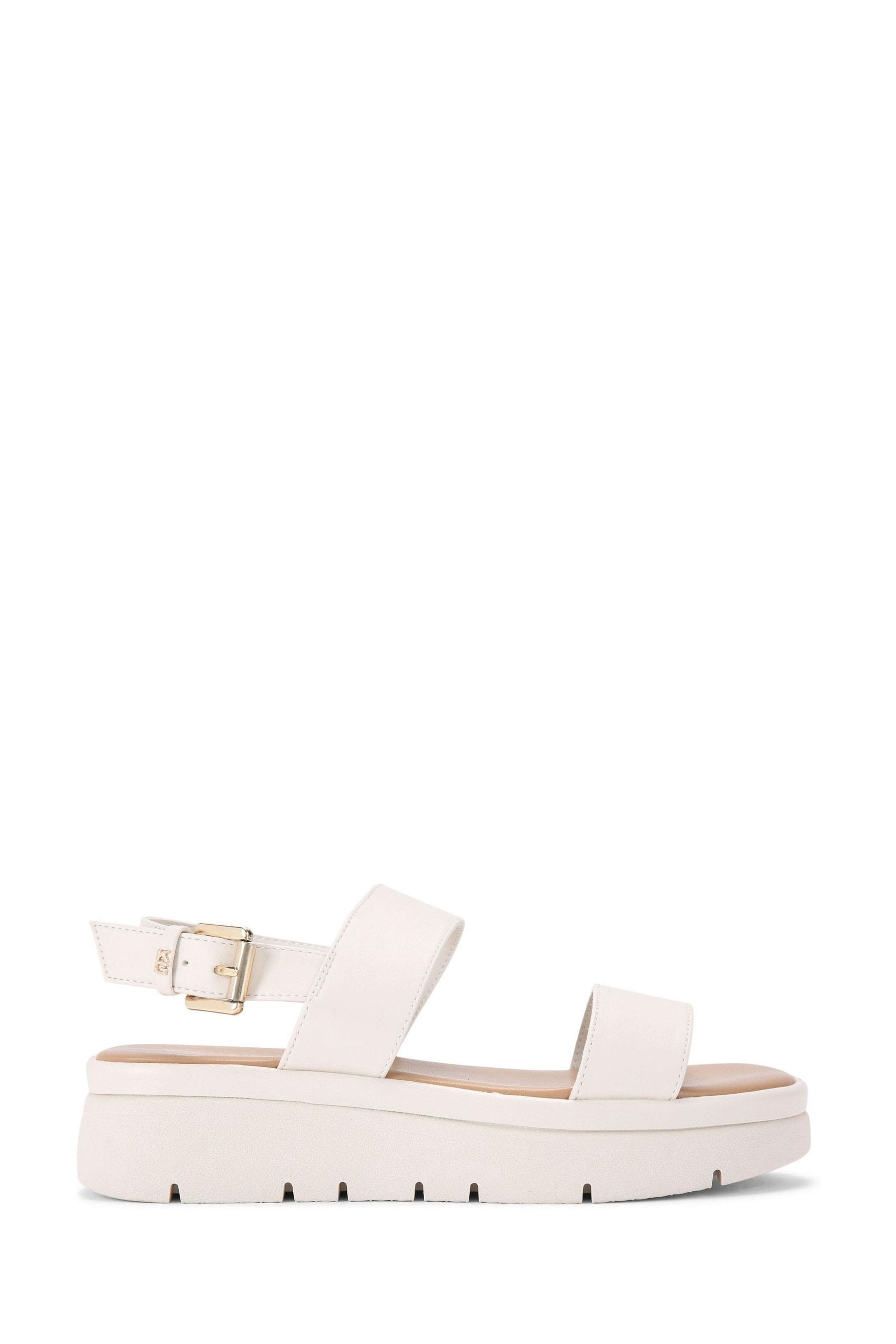 KG Kurt Geiger Cream Daisy Sandals 7 EU 40 Womens