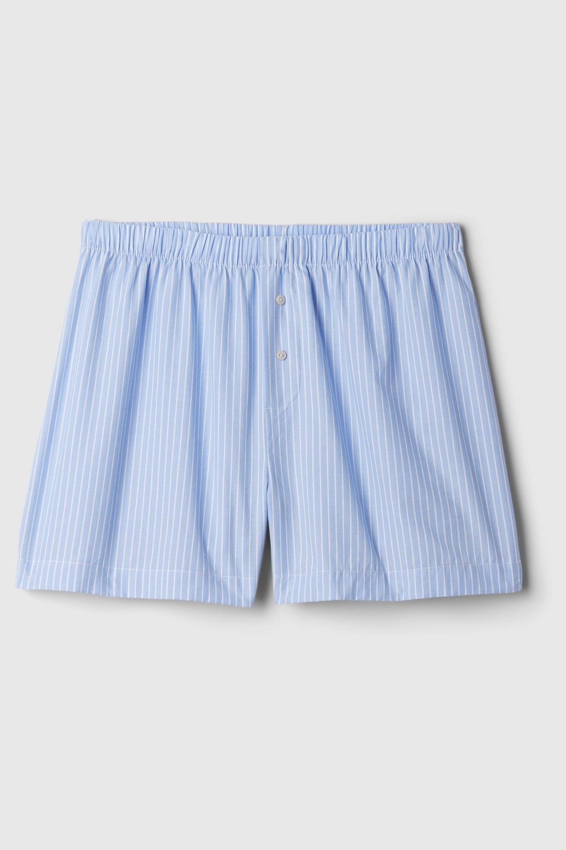 Buy Gap Blue Stripe 100 Cotton Poplin Pyjama Boxer Shorts from the Next UK online shop