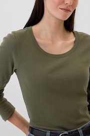 Gap Green Favourite Crew Neck Long Sleeve T-Shirt - Image 4 of 5