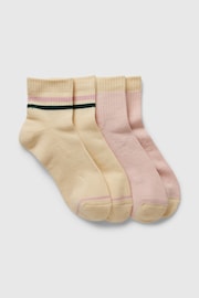 Gap Yellow Quarter Crew Socks 2-Pack - Image 1 of 2