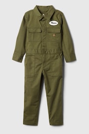 Gap Green Disney Cars Utility Jumpsuit (6mths-5yrs) - Image 1 of 2