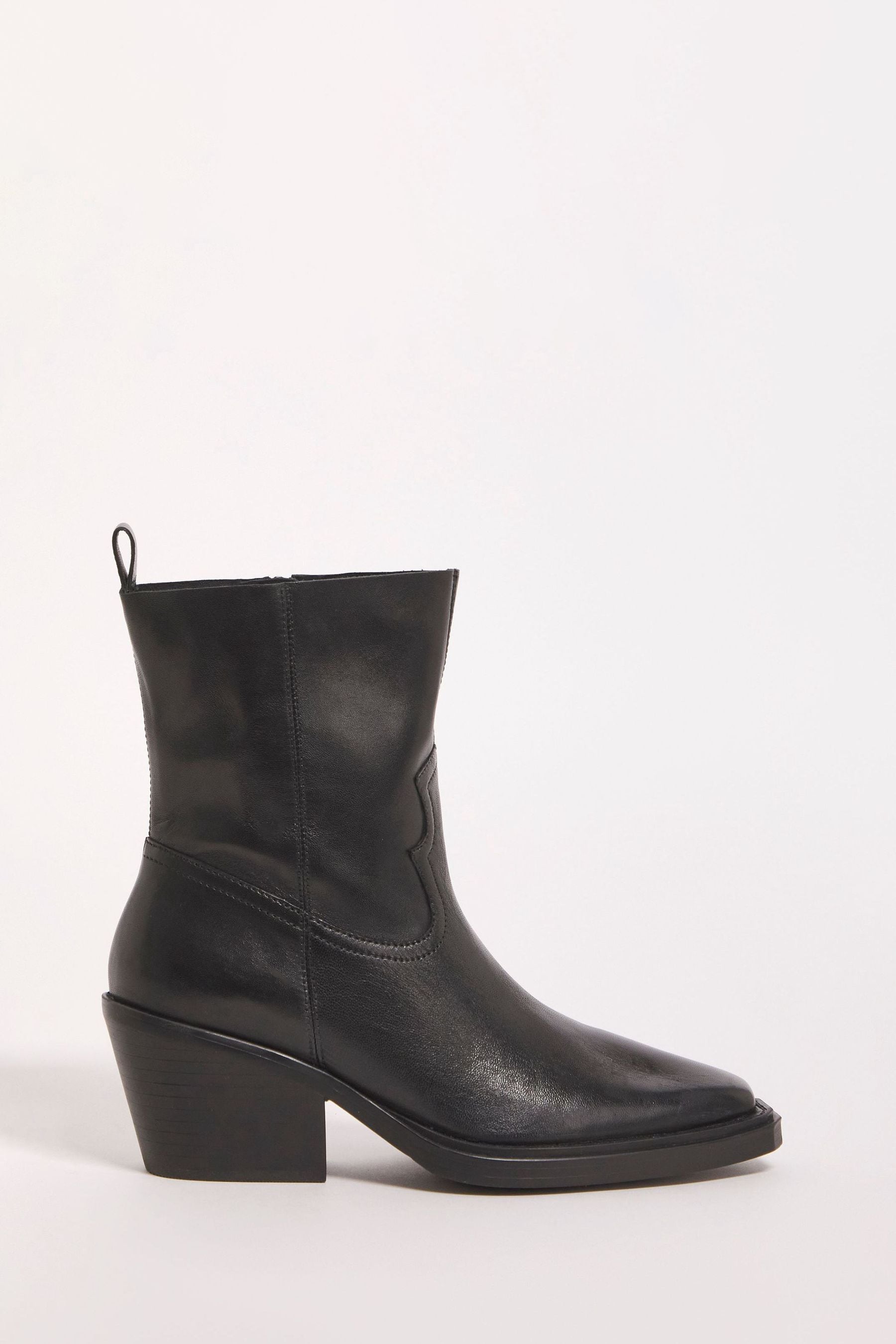 Buy Simply Be Black Extra Wide Fit Stretch Ankle Western Boots from Next Luxembourg
