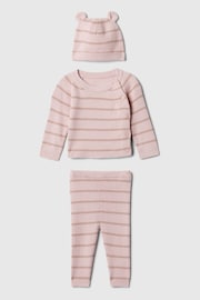 Gap Pink Brannan Bear Wrap Jumper & Bottoms Outfit Set (Newborn-24mths) - Image 1 of 2