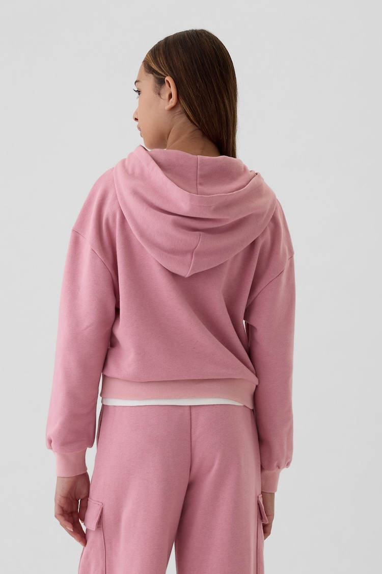 Gap Pink Vintage Soft Oversized Hoodie (4-13yrs) - Image 2 of 4