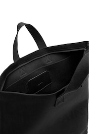 AllSaints Black Juno Backpack - Image 3 of 6