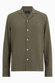 AllSaints Brown Venice Long Sleeve Shirt - Image 5 of 5