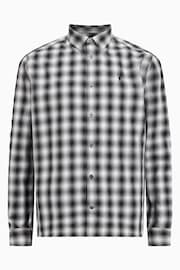 AllSaints Black Elektra Long Sleeve Shirt - Image 7 of 7