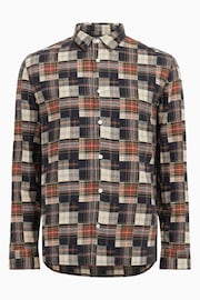 AllSaints Red Jude Longsleeve Shirt - Image 6 of 6