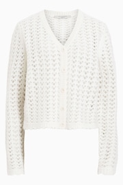 AllSaints White Vivian Cardigan - Image 8 of 8