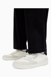 AllSaints White Regan Low Shoes - Image 4 of 5