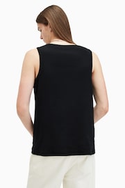 AllSaints Black Edwards Vest - Image 6 of 7