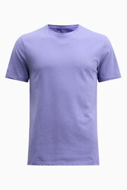 AllSaints Purple Brace Short Sleeve Crew T-Shirt - Image 6 of 6