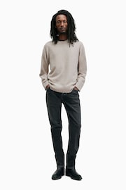 Allsaints Grey Luka Crew Jumper - Image 3 of 7