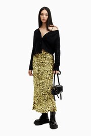 AllSaints Green Carla Skirt - Image 1 of 8