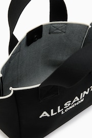 AllSaints Black Izzy Mini Tote - Image 3 of 8