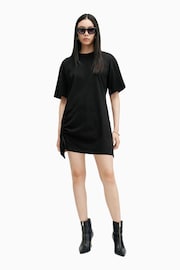 AllSaints Black Naenia Dress - Image 5 of 9