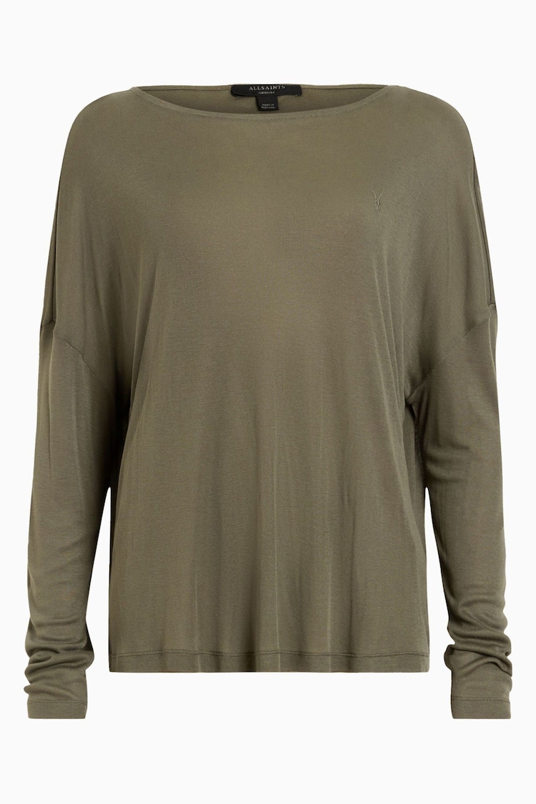 AllSaints Green Andi T-Shirt - Image 7 of 7