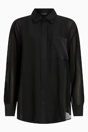 AllSaints Black Jody Shirt - Image 7 of 7