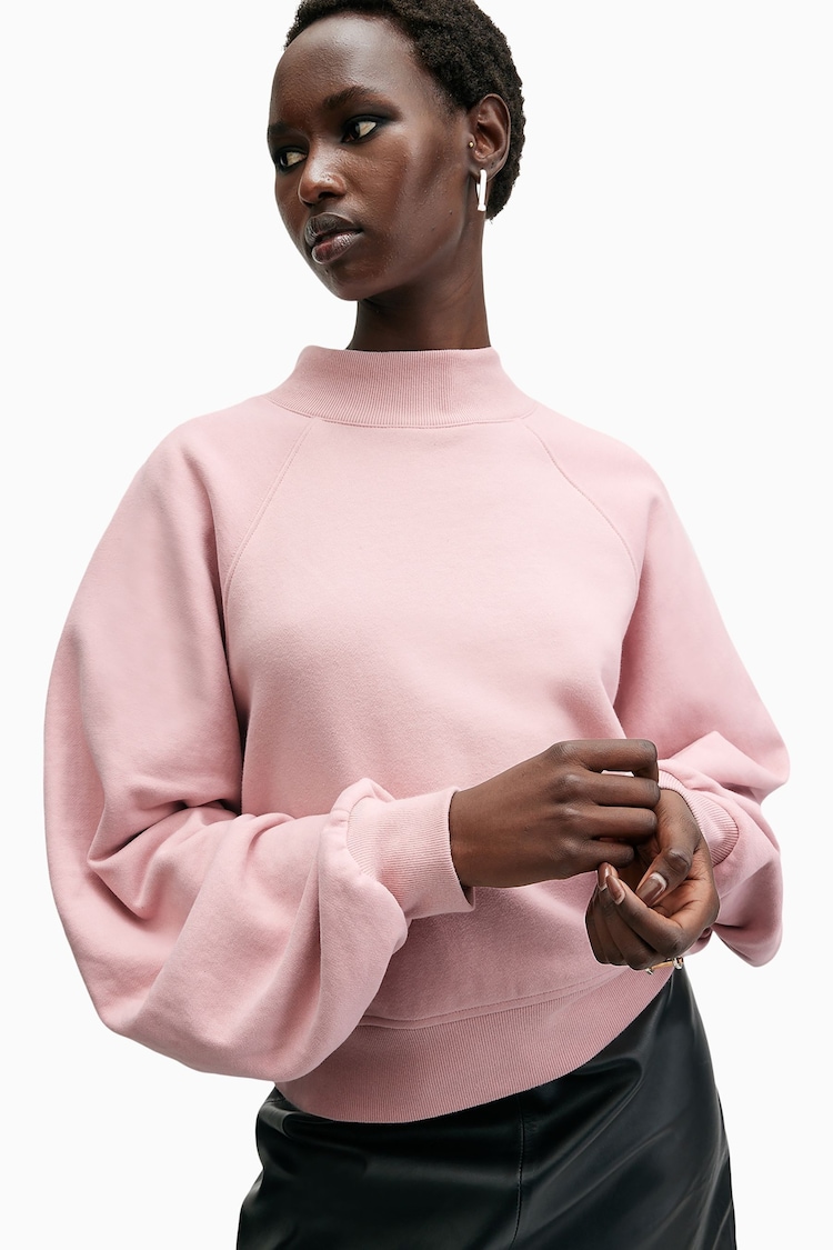 AllSaints Pink Dana Jumper - Image 1 of 9