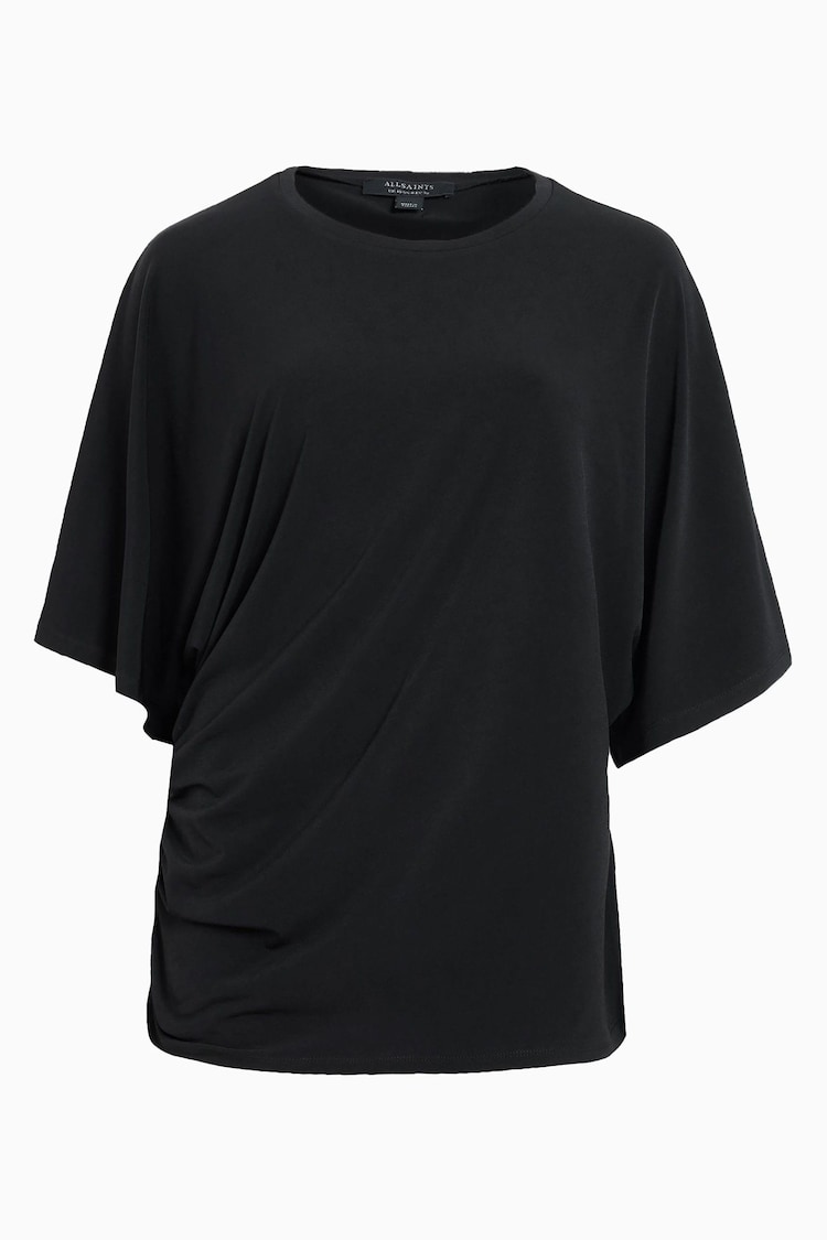 AllSaints Black Kali T-Shirt - Image 7 of 7